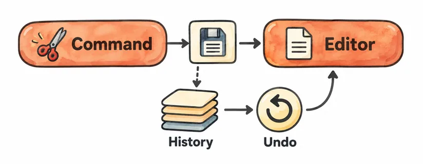Reverting operations in the editor